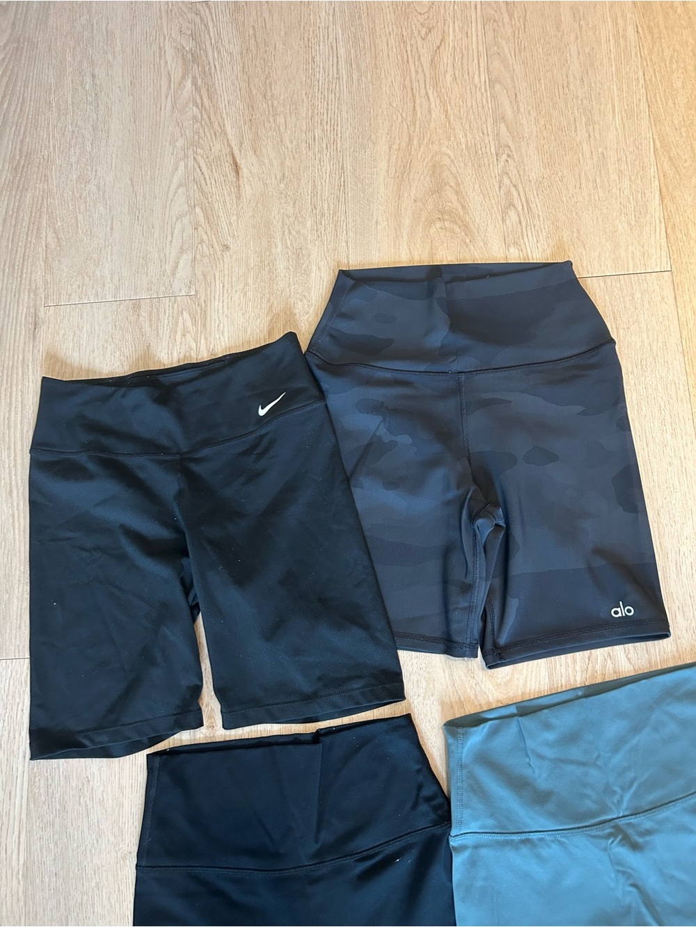 4 Biker Shorts - Alo, Nike and Amazon - Picture 2 of 3